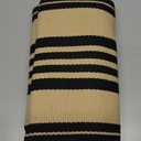 KOZYFLY Striped Front Door Mat 3x5 Ft Brown and Black Front Door Rug Cotton Washable Indoor Outdoor Rug Doormats Outdoor Striped Area Rugs for Kitchen Entryway Front Porch