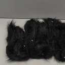 6.6Ft Halloween Light Up Giant Spider,Scary Large Hairy Spider with Green Lighted Eyes for Yard Lawn Halloween Outdoor Decorations,Indoor Party Decor,Black