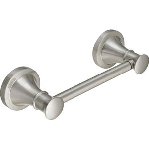 RUMOSE Toilet Paper Roll Holder Bathroom Flexible Pivoting Tissue Handle on Wall Mounted Brushed Nickel Rustproof Toilet Tissue Roll Holder,Stainless Steel