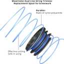 String Trimmer Dual Line - Replacement Spools for Greenworks 21212 and 21272