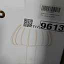 FANHAO Touch Bedside Table Lamp Cordless Lamp, Glass Pumpkin Lamp Portable Desk Lamp, 4000mAh Cordless Rechargeable, 3-Color Dimmable for Dorm Living Room, Aesthetic Home Decor