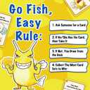 3 x Horrible Go Fish Card Game for Adults, 2+ Players, 104 Cards, Horrible Card Games for Grown Ups Party (Yellow)