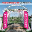 Yaocom Feather Flag Base 12in x 12in Feather Swooper Flag Base Indoor Outdoor Pole Stand Steel Plate Stand (0.65'' Diameter Fixing Pin)