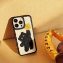 Compatible with iPhone 15 Pro Max Cat Phone Case,Cute Star Furry Phone Case,Funny Kawaii Kitty Plush Warm Fluffy Terry Texture Soft Protective Case for iPhone 15 Pro Max 6.7inch(Star Cat)