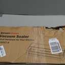 Bonsenkitchen Vacuum Sealer Machine, Multi-Functional Food Sealer with Built-in Cutter & Bag Storage, High-Speed Continuous Working with Globefish Technology, Includes Vacuum Bags & Roll Bag