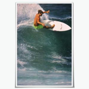 8 x 90s Blue Ocean Surf Poster Summer Beach Wall Art Coastal Surfer Men Water Extreme Sports Trendy Canvas Prints Painting for Home Living Room Bedroom Dorm Apartment Decor 8x12inch Unframed