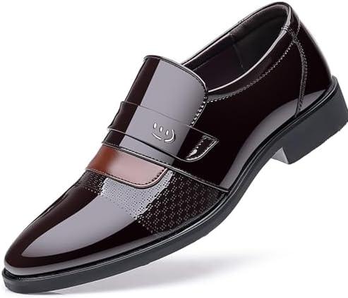 TBDZBXT Men's Dress Shoes Casual Oxford Slip on Shoes Business Formal Tuxedo Shoes, 45