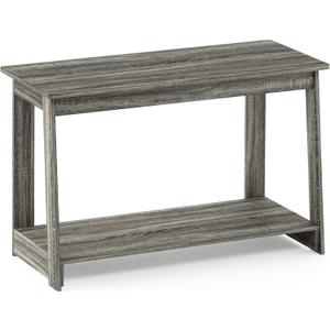 Furinno Beginning TV Stand, French Oak Grey, 15.59 x 35.04 x 21.65 inches