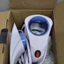 HiLIFE Steamer for Clothes, Portable Handheld Clothing Steamer, 240ml Big Capacity, 700W, Strong Power, Fabric Quick Wrinkle Remover with Brush for Home, Office, Travel (ONLY 120V) -Blue