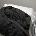 Litanika Black Comforter Set Queen Size, 3 Pieces Lightweight Solid Bedding Comforter Set, All Season Fluffy Bed Set (90x90In Comforter & 2 Pillowcases)