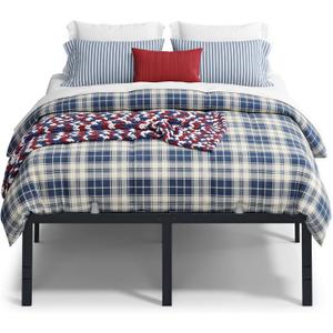 VASAGLE Full Metal Bed Frame, 18 Inches Tall, 1100 lb Weight Capacity