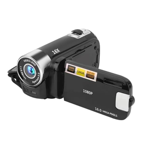 Digital Camcorder, DH90 16X Digital Zoom 2.7 Inch Colourful Display Screen, High Definition Camera Image Video Shooting Camcorder US Plug 110240V