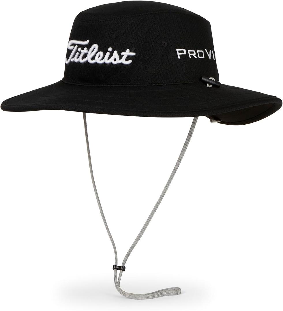 Titleist Golf Tour Aussie Hat (Black, M)