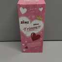 Cordless Electric Razors for Women: Rechargeable Painless Bikini Trimmer for Body Hair - IPX7 Waterproof Shaver with LED Display for Face/Underarm/Leg Blush Pink