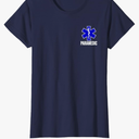 PARAMEDIC STAR OF LIFE EMT EMS AMBULANCE UNIFORM COSTUME TEE T-Shirt, Size S/P