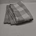 POPULAR HOME BUFFALO CHECKERED LUXURIOUS HEAVY WEIGHT KITCHEN TOWEL SET THE REGAL TOUCH STYLE ULTRA SOFT COTTON Taupe