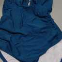 B2prity One Piece Swimsuit for Women Tummy Control V Neck Bathing Suit Ruched Slimming Swim Suit Push Up Swimwear (Medium, Peacock Green)