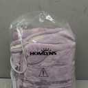 HOMLYNS LuxeHeat Heated Blanket Electric Blanket, Soft Flannel Sherpa Heated Throw, Heating Blanket with 5 Heat Settings, 3 hrs Timer Auto Shut Off (50x60 inches, Purple)