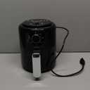 Bear Small Air Fryer 2.1 QT, Mini Airfryer Adjustable Time&Temp Control, Compact Size Space Saving for 1-2 People Quick Healthy Meals Snack in Minutes with Nonstick Basket