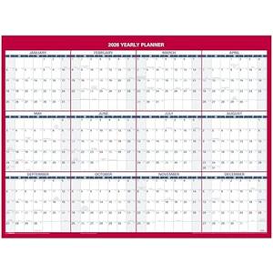 AT-A-GLANCE 2026 Erasable Calendar, Dry Erase Wall Planner, 12" x 16", Small, Vertical-Horizontal, Reversible, Compact (PM330B2826).2