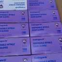 Vaingarb Nitrile Exam Gloves 1000 Count X-Large Purple Disposable Medical Gloves Latex Free Case of Powder Free Examination Glove