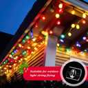 Blulu 100 Pieces Mini Outdoor Cable Clips Light Clips Self Adhesive Hooks Decoration Clips for Christmas and Fairy Light (Clear)