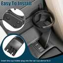 2 x Detachable Car Insert Drink Water Cup Holder Compatible with for Mazda Roadster MX-5 Miata 2016-2025 Water Bottle Holder Mount Storage Beverage Stand Replacement for N2476439XA02,Left Side