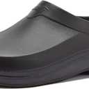 Avia Flame Men's Clogs, Slip Resistant Shoes for Men Food Service, Non Slip Restaurant and Chef Shoes Men Slip Resistant for Kitchen Work or Nursing, Black, Oil and Water Resistant (7)