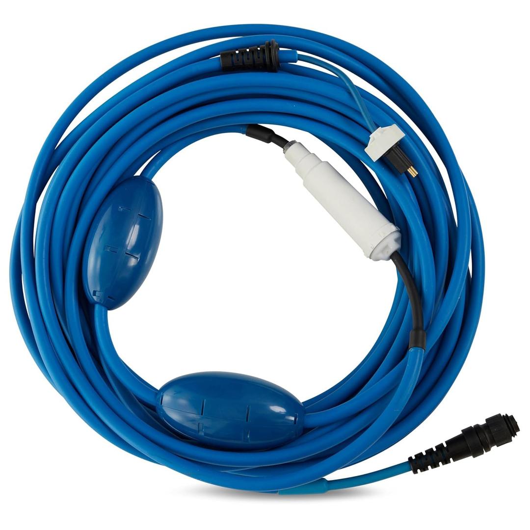 60ft Blue Cable Only Compatible with Dolphin Pool Robot Nautilus CC Plus [Non WiFi], M200, 9995862, Includes 2 Big Floats and Swivel for Tangle-Free Operation