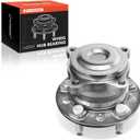 A-Premium Rear Wheel Bearing and Hub Assembly with 5-Lug Compatible with Chevrolet Cruze 2013-2015, Cruze Limited 2016