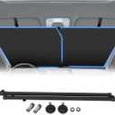 Retractable Car Windshield Sun Shade Automatic Sunshade, Protect Interior from Sun Rays & Heat Damage for Daily Parking & Road Trips, Universal for Cars Suvs Trucks (Not for High Curve & Dashboard)