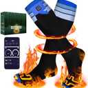 Heated Socks for Men Women Rechargeable - APP-Controlled Electric Socks, 6000mAh, 10s Fast Heating, XL
