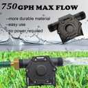 Drill Water Transfer Pump 750GPH, Mini Hand Drill Pump Self Priming for Aquariums Rain barrels Fish tanks, Easy to Use for Water, Oil Fluid Transferring Include Hoses and Adapter