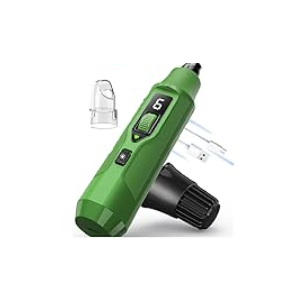 YABIFE 4-Lights Dog Nail Grinder, Easy Quick Locate Dog Nail Trimmers, for Puppy Paw, Green