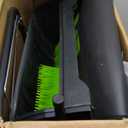 Earthwise LSW70021 21-Inch Width Leaf & Grass Push Lawn Sweeper, Black