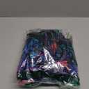 Yonique 1 Piece Swimsuit for Women Blouson Tankini Top with Shorts Tummy Control Bathing Suit, Blue Purple Leaf, M