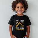 Habudda Toddler Boy Shirts Car T-Shirt for Boys Truck Graphic Tees Little Kids Summer Short Sleeve Cotton Tops 2T 3T 4T-8Y