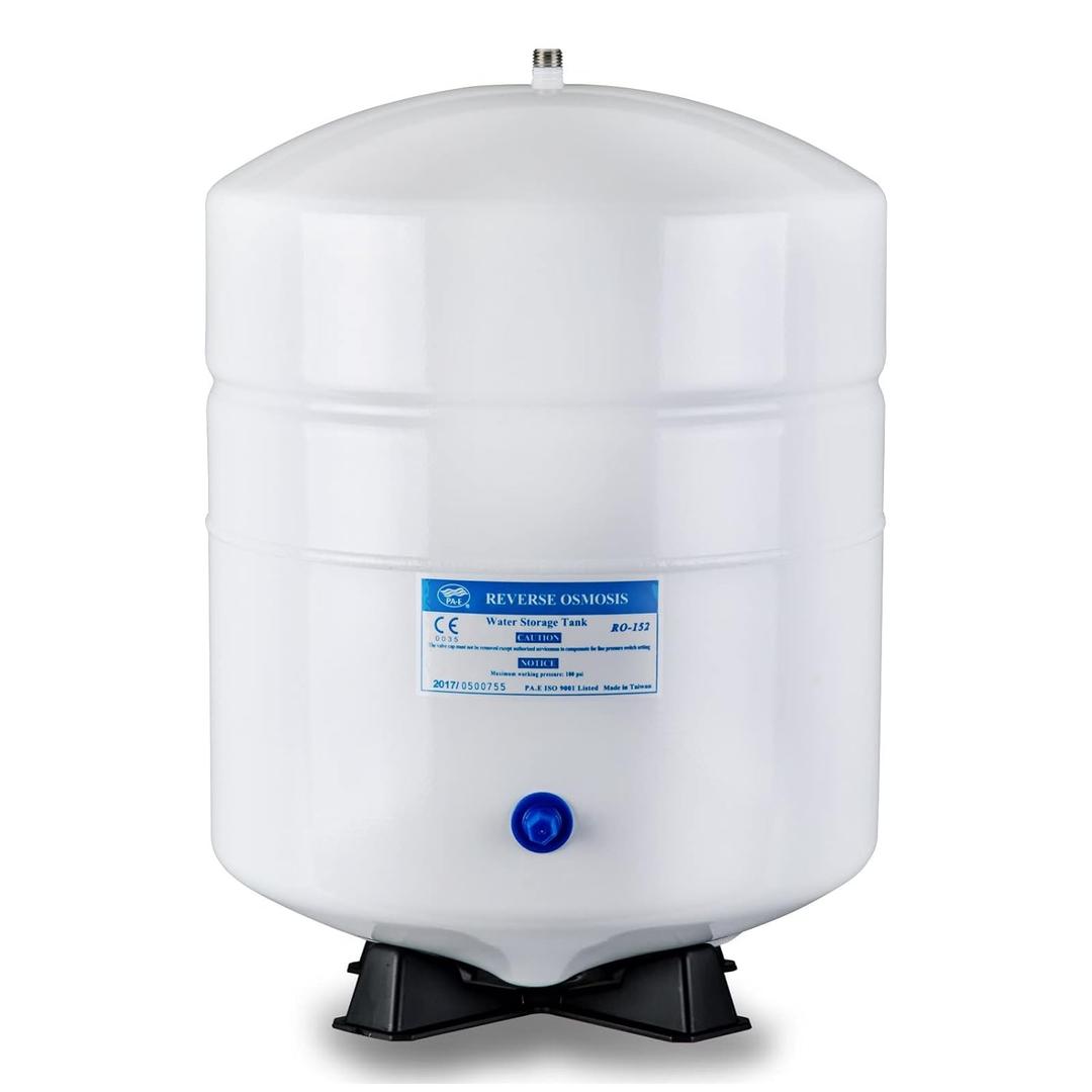 iSpring T55M 5.5 Gallon Residential Pre-Pressurized Water Storage Tank for Reverse Osmosis (RO) Systems , White