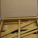 Fomcet 8FT x 8FT Backdrop Stand Heavy Duty with Base, Gold Portable Adjustable Pipe and Drape Backdrop Stand Kit, Square Metal Arch Party Frame for Wedding Birthday Parties Banquet Decorations