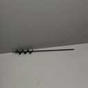 SYITCUN Auger Drill Bit for Planting 2"x24", Post Hole Auger for Planting Bulbs, Easy Post Hole Digger with Drill for 3/8 Hex Drive Drill