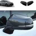 Side View Mirror Cover Compatible With Toyota Sienna 2021 2022 2023 2024 Rearview Mirror Trims Exterior Car Accessories ABS 2PCS(Carbon Fiber Style)