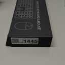 Keyboard and Mouse Wireless, Slim Full Size Keyboard with Calculator Button, Fn Lock, Silent Computer Mouse with Side Button, 2400 DPI, 2.4G USB Cordless Set for Laptop PC Windows Mac Black