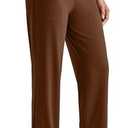 G4Free ShiftReady Womens Ankle Dress Yoga Pants with Pockets Stretchy Business Casual Slacks Work Trousers Travel Pant. Size L, XL