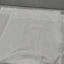 XTMYI White Sheer Curtains 30 inch Length for Half Small Window Treatments Set Short Cafe Tiers Curtains for Bathroom Nursery Window Voile Drapes with Rod Pocket (White,2 Panels,25 by 30 inch)