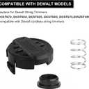 THTEN DWO1DT995 Replacement Head Replacement Spring Base and Cover Cap Compatible with Dewalt DCST970,DCST922,DCST990,DCST920,DCST925,DCST991 Cordless String Trimmer