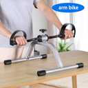 RYGEO Pedal Exerciser Mini Exercise Bike for Leg and Arm Recovery Exercise Lightweight and Portable Floor Bike