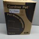 Gardner Pet Automatic Dog Water Dispenser Gravity Stainless Steel Water Waterer Feeder, 100% BPA-Free Large Capacity Water Feeding Bowls for Medium & Large-Sized Dogs,Cats, Other Pets -(2.1 Gallons) (Dark Grey)
