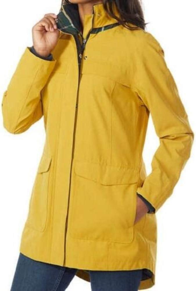 Pendleton Women's Carmel Waterproof Breathable Seam Sealed Rain Trail Jacket (Large, Golden Rod)