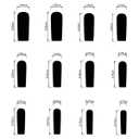 Square Press On Nails Long Fake Nails Bow With Pearls Design French Tip False Nails Cute Glue On Nail Full Cover Stick On Nail For Women Acrylic Manicure Decorations 24pcs