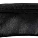 Vintage Leather Pencil Case Pouch, Pen Pouch for Work and University, for Men and Women Elegant & Practical Brown Leather Pencil Cases for Adults Perfect for Office (Black)